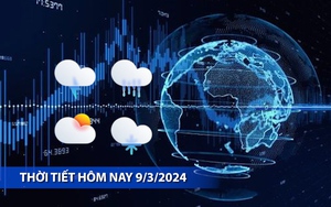 Thời tiết hôm nay 9/3/2024: Tây Nguyên nắng nóng, Đông Nam Bộ nắng nóng diện rộng