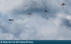 Hình ảnh báo chí 24h: Hàng viện trợ thả từ trên không khiến 15 người thương vong ở Dải Gaza