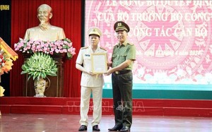 Trao quyết định bổ nhiệm Giám đốc Công an tỉnh Nam Định