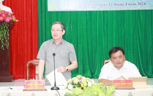 Làm việc tại Bạc Liêu,  Chủ tịch Hội NDVN Lương Quốc Đoàn nhấn mạnh phát triển kinh tế tập thể trong nông nghiệp