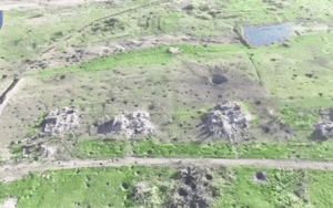 Clip: Khung cảnh hoang tàn tại ngôi làng Robotyne ở Ukraine