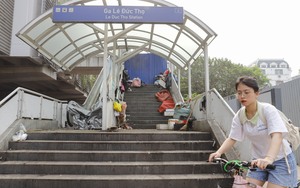Nhà ga đường sắt Nhổn - ga Hà Nội ngập rác, bốc mùi hôi thối trước ngày chính thức đi vào hoạt động