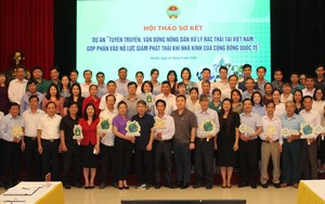Hội NDVN sơ kết Dự án tuyên truyền, vận động nông dân xử lý rác thải tại Việt Nam: Hơn 8.000 mô hình hiệu quả