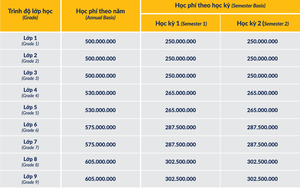 Học phí lớp 6 các trường tư thục ở Hà Nội năm 2024: Lên tới nửa tỷ đồng cho một năm học