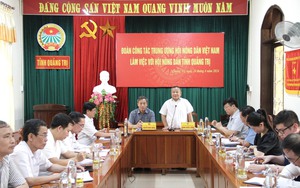 Trung ương Hội Nông dân Việt Nam làm việc với Hội Nông dân tỉnh Quảng Trị