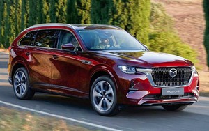 Mẫu xe Mazda CX-80 lộ diện tại châu Âu có gì đáng chú ý?