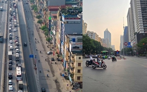 Đường Vành đai 3 trên cao tiếp tục ùn tắc, nội thành Hà Nội thông thoáng lạ thường
