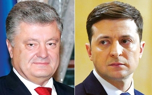 Cựu Tổng thống Ukraine Poroshenko bất ngờ tuyên bố sẽ tranh cử tổng thống, thách thức ông Zelensky