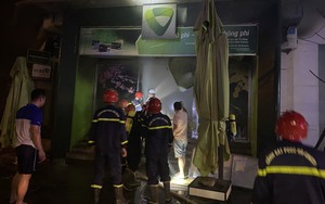 Cháy ngân hàng ở Quảng Trị, đang thống kê thiệt hại