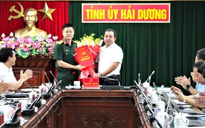 Đại tá Vũ Hồng Anh, Chỉ huy trưởng Bộ CHQS tỉnh tham gia Ban Thường vụ Tỉnh ủy Hải Dương