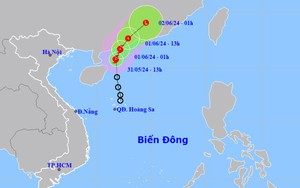 NÓNG: Áp thấp nhiệt đới chính thức mạnh lên thành bão, trở thành cơn bão số 01 năm 2024