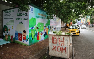 Cảnh phân loại rác thải đặc biệt mới xuất hiện ở Hà Nội