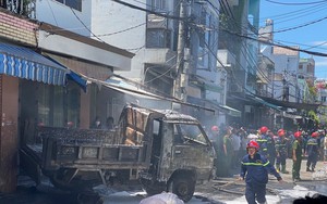 Hoả hoạn thiêu rụi xe tải, cháy lan sang nhà dân giữa trưa tại Đà Nẵng