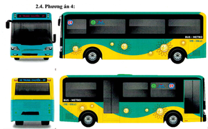 TP.HCM lên 5 phương án nhận diện xe buýt dành riêng cho metro số 1