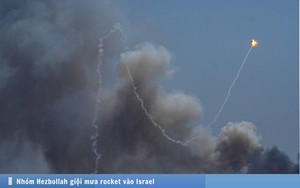 Hình ảnh báo chí 24h: Hezbollah giội mưa rocket vào Israel