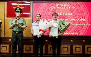 Tuyển vợ của 2 liệt sĩ hy sinh trong vụ khủng bố ở Đắk Lắk vào lực lượng công an nhân dân