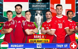 Link xem trực tiếp Hungary vs Thuỵ Sĩ trên VTV2