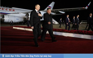Hình ảnh báo chí 24h: Ông Kim Jong Un trực tiếp đón ông Putin tại sân bay
