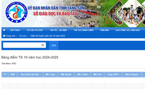 Lịch công bố điểm chuẩn lớp 10 năm 2024-2025 của Lạng Sơn là khi nào?