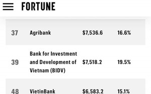 Agribank trong top 50 doanh nghiệp lớn nhất khu vực Đông Nam Á