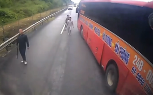 Clip: Bắt khẩn cấp 3 đối tượng chặn xe tải hành hung tài xế trên cao tốc Nội Bài - Lào Cai