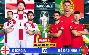 Hiệp 1 Georgia vs Bồ Đào Nha: Ronaldo lên tiếng?