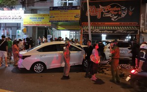 Nữ tài xế lái ô tô tông loạt xe máy ở Vũng Tàu có nồng độ cồn 