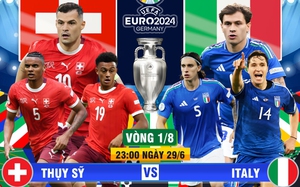 Hiệp 1 Thụy Sĩ vs Italia: Thăm dò nhau trong 45 phút đầu tiên?