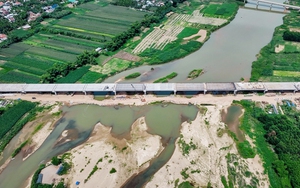 Cầu 120 tỷ lớn nhất cao tốc Bắc – Nam, đoạn Quảng Ngãi – Hoài Nhơn đã “chạm đích”