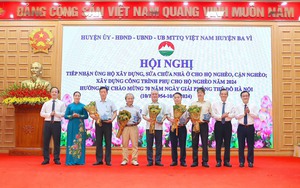 Huyện Ba Vì (Hà Nội) xây mới, sửa chữa 184 nhà ở cho hộ nghèo