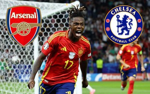 Arsenal, Chelsea quyết đấu Barcelona vì Nico Williams