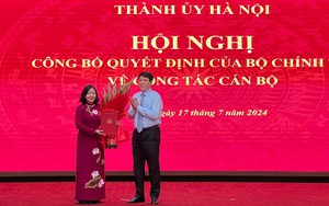 Nữ Trưởng Ban Dân vận Trung ương Bùi Thị Minh Hoài làm Bí thư Thành ủy Hà Nội