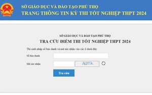 Tra cứu điểm thi tốt nghiệp THPT 2024 Phú Thọ