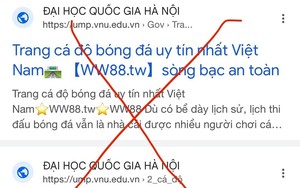 Trang web của Trường Đại học Y Dược bất ngờ bị 