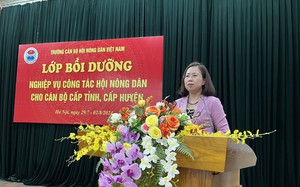 Trường Cán bộ Hội Nông dân Việt Nam khai giảng lớp bồi dưỡng nghiệp vụ công tác Hội cho cán bộ Hội cấp tỉnh, huyện