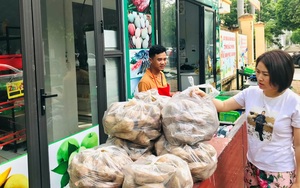 Bằng cách này chỉ trong thời gian ngắn, Hội Nông dân Bắc Ninh đã bán hết veo 87 tấn khoai lang cho nông dân