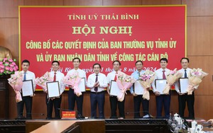 Điều động, bổ nhiệm Giám đốc Sở Nội vụ, Chánh Văn phòng UBND tỉnh và các cán bộ lãnh đạo tại Thái Bình