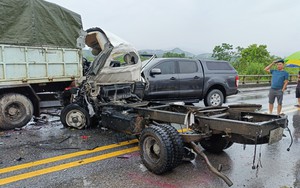 Tai nạn liên hoàn trên quốc lộ 22, huyện Hóc Môn khiến giao thông ùn ứ nặng - Ảnh 3.