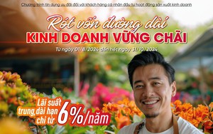 Ưu đãi khách hàng cá nhân vay vốn đầu tư hoạt động sản xuất kinh doanh với lãi suất trung,dài hạn chỉ từ 6,0%/năm