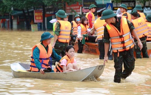 Thái Nguyên 24 giờ trong lũ dữ - Ảnh 22.