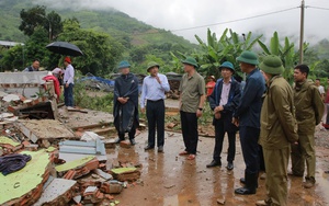 Thung lũng mận hậu Nà Ka ngập trong biển nước do ảnh hưởng cơn bão số 3 - Ảnh 9.