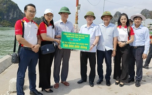 Phó Chủ tịch Thường trực TƯ Hội NDVN Phan Như Nguyện thăm, tặng quà tại vùng lũ Thái Nguyên- Ảnh 5.