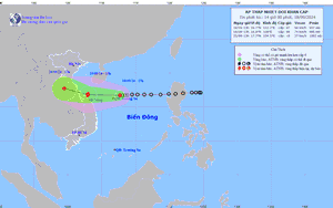 NÓNG: Áp thấp nhiệt đới đã chính thức mạnh lên thành bão số 4, giật cấp 10, đang thẳng tiến Quảng Trị - Quảng Nam - Ảnh 2.