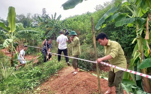 Núi Pù Mèo ở Nghệ An xuất hiện vết nứt lớn, địa phương tính tháo dời nhà cửa cho dân - Ảnh 4.