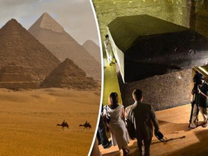 Phát hiện 'quan tài người ngoài hành tinh' bí ẩn gần kim tự tháp cổ đại