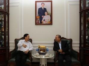 Thăm chúc Tết nguyên Chủ tịch nước Trương Tấn Sang, nguyên Thủ tướng Nguyễn Tấn Dũng