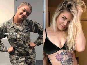 Vẻ đẹp nóng bỏng của nữ quân nhân trở thành người mẫu playboy