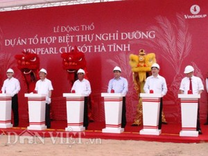 Vingroup khởi công 2 dự án hơn 1.200 tỷ tại Nghệ An và Hà Tĩnh