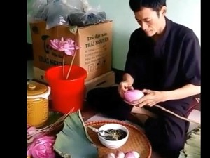 Hướng dẫn cách ướp trà sen tao nhã của người Hà Nội