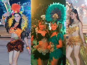 "Bỏng mắt" với trang phục trình diễn tại Carnaval Hạ Long